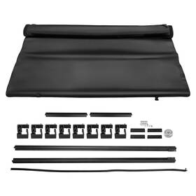 Maxpeedingrods Vgqbu1 8ft Soft Roll-up Tonneau Cover For Chevrolet Silverado Gmc Sierra 1988-07