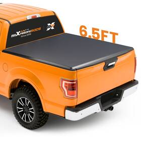 W2r47a Maxpeedingrods 6.5ft Roll-up Tonneau Cover For Ford F-150 Fleetside Bed 15-2025 With Led Lamp