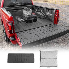 Maxzina 702602910649 Tailgate Mat For 2021-2026 Ford F150 Cargo Net 4ft Single Layer