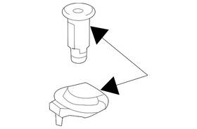 000-860-38-14-9051 Mercedes-benz Genuine Holder
