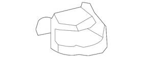 000-868-15-39-9051 Mercedes-benz Genuine Tie Down Hook Cap