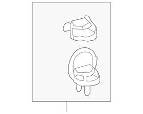 099-860-09-00-9051 Mercedes-benz Genuine Tie Down Hook