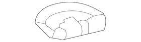 210-860-02-14 Mercedes-benz Genuine Tie Down Hook