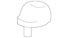 211-810-02-63-9b27 Mercedes-benz Genuine Rear Panel Trim Hook