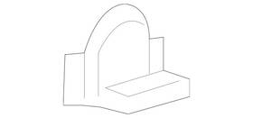 212-860-00-14 Mercedes-benz Genuine Holder