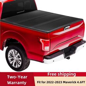 18m32109l0826 Merxeng Hard Folding Truck Bed Tonneau Cover For Ford Maverick 2022-2023 4.6ft New