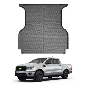 Mix00196 Mixsuper Truck Bed Mat For Ford Ranger Supercrew 2019-2023 Only Fit 5ft