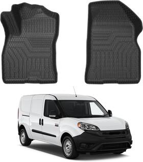 Mixg-0012 Mixsuper Front Floor Mats For Ram Promaster City 2015-2022 1st Row Black