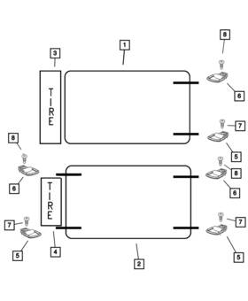 55352692aa Mopar Genuine Cargo Tie Down Loop
