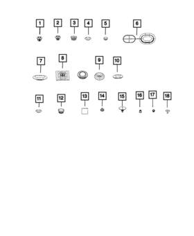 68094567aa Mopar Genuine Drain Plug