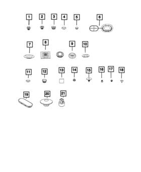 68125952aa Mopar Genuine Drain Plug