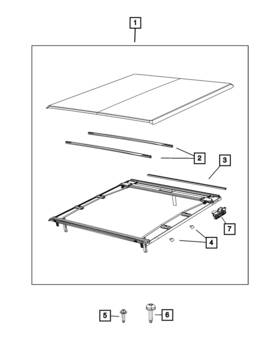 68343465af Mopar Genuine Tonneau Cover