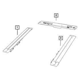 68419017ab Mopar For Jeep Wrangler 18-23 Truck Bed Cargo Divider Side Rail Slide