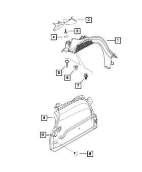 6ay45ms7aa Mopar Genuine Screw Cover Cap Right