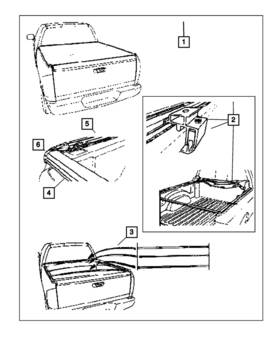82213024ae Mopar Genuine Tonneau Cover