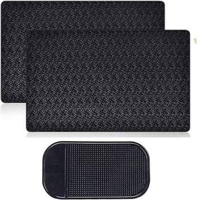 5647456912 Morange Sticky Car Dashboard Pads Premium Anti-slip Gel 2 Packs Black