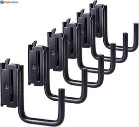 Ms-jh2-b06 Morscan 6 Pack 2 Inch E Track J Hooks Heavy Duty For Trailer Van Garage Workshop Accessories