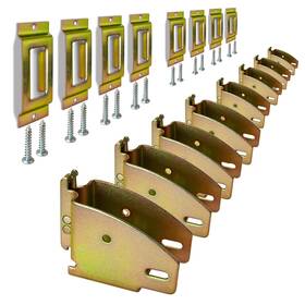 Ms-wbes-ssa-08 Morscan 8-pack E-track Wood Beam End Socket With Tie Down 08-pack Galvanized