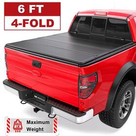 M04213602a Mostplus 6ft 4 Fold Frp Hard Truck Bed Tonneau Cover For 1983-2011 Ford Ranger