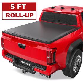 M044401a Mostplus 5ft Roll Up Soft Truck Bed Tonneau Cover For 2016-2023 Toyota Tacoma Extra