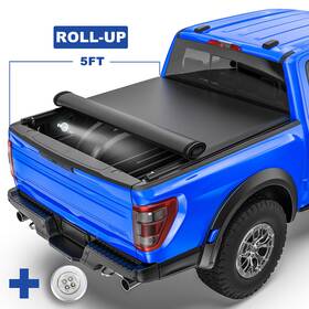 M44209s Mostplus 5ft Soft Roll Up Truck Tonneau Cover For 2004-2014 Chevy Colorado Gmc Canyon