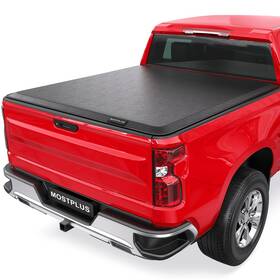 M44215 Mostplus Roll-up Soft Vinyl Truck Bed Tonneau Cover Compatible With 2014-2018