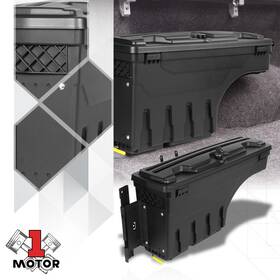 Mt1-0020yltz Motor-1 Left Truck Bed Wheel Well Storage Tool Box With Lock For 17-20 F250/f350 Super Duty