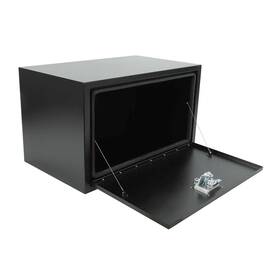 Gg4128 Motorfastracing 30 Inch X 18 Black Iron Underbody Truck Storage Tool Box With Lock