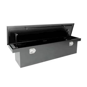 Gg4161 Motorfastracing 59 Inch X14 X13 Black Aluminum Pickup Truck Trunk Bed Tool Box Trailer Storage Lock