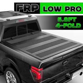 25m042362f Motorsportplus 5.8ft Fiberglass Low Profile Hard Truck Bed Tonneau Cover For 2019-2022 Ram 1500
