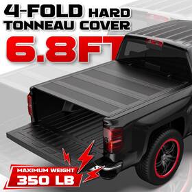 620m042260p620 Motorstarship 80 Inch 6.8ft Hard Tonneau Cover For 19-2026 Silverado Sierra 1500 Half Low-profile
