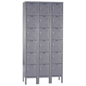 65171068 Msc Industrial Supply Lockers 18 Openings Gray