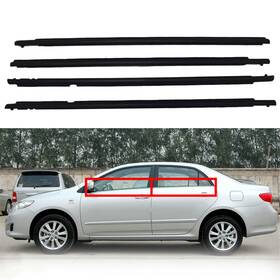 2-1328931-920010 Munirater Black Weatherstrip Window Moulding Trim Seal Belt Replacement For
