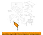 5r3z63550a66aa Mustang Ford Net Interior-rear-cargo 05-14 Oem