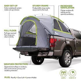 8ft-8ft2 Napier 19011 Backroadz Truck Tent Full Size Long Bed Inch