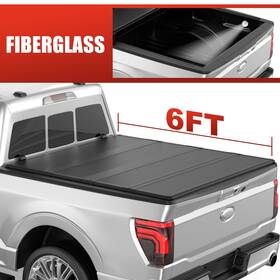 7b04224602b75 Neptuneauto 6ft 4-fold Frp Hard Tonneau Cover Truck Bed For 04-12 Chevy Colorado Gmc Canyon