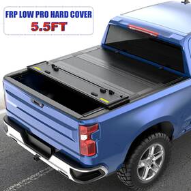 7b042463b746 Neptuneauto For 2022-2024 Toyota Tundra 5.5ft Low Pro Hard Tonneau Cover Truck Bed Flip Up