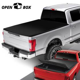 Npm62168 Newpoint Motor Open Box For 15-19 Ford F250-f450 8ft Bed Tri-fold Tonneau Cover With Fix Clamps