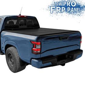 Ns-lpq050-610 Newtrendauto 6.1ft Frp Low Profile Hard Quad-fold Tonneau Cover For 2022-2024 Nissan Frontier