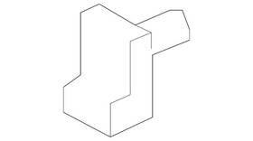 84937-5aa0a Nissan Genuine Lower Quarter Trim Hook