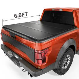 3-fold Oedro 199449025184 6.6ft Hard Tonneau Cover Truck Bed For 07-26 Chevy Silverado Sierra 1500