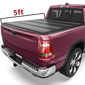 Oedro 199449097129 5ft Low-profile Hard 4 Fold Tonneau Cover For 2016- 2023 Toyota Tacoma Truck Bed