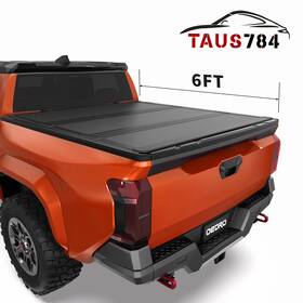 Beyshb4a2a Oedro 6ft Low-profile Hard 3-fold Tonneau Cover For 2024-2026 Toyota Tacoma Truck Bed