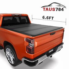 Beyshskr0y Oedro 6.6ft 3-fold Low-profile Hard Tonneau Cover For 2019-2026 Silverado Sierra 1500