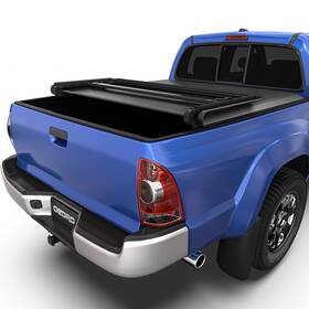 Oedro Maoa-0066 Tonneau Cover Soft Tri Fold 5ft Bed Toyota Tacoma 2005-2015 Rail