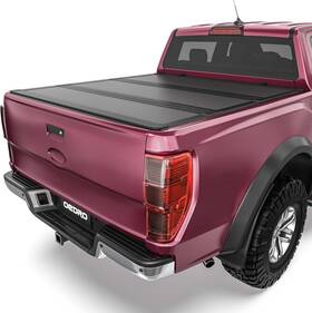 Oedro Maoed22pgc Low-profile Hard Tri-fold Cover For Ford Maverick 22-26 4.5ft Bed