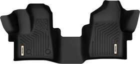 Oroetifm-1125 Oedro Floor Mats 1st Row Compatible For 2015-2021 Ford Transit Black