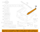 999t1bz200cc Oem Nissan Truck Rail Bed Side Protector