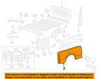 4l3z9927840ca Oem Up Side -150 Panel Ford Front Panels-pick Box-side