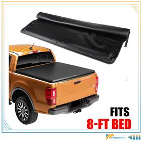 R166pa630s22 Orrigey 8ft Soft Long Bed Vinyl Roll-up Tonneau Cover For Dodge 02-19 Ram 1500